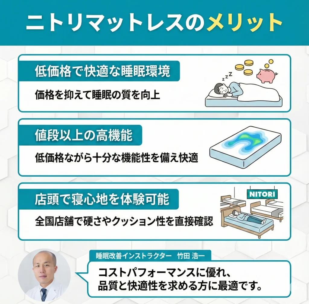 ニトリマットレスの口コミ評判！失敗と表示される理由を調査【最新版】