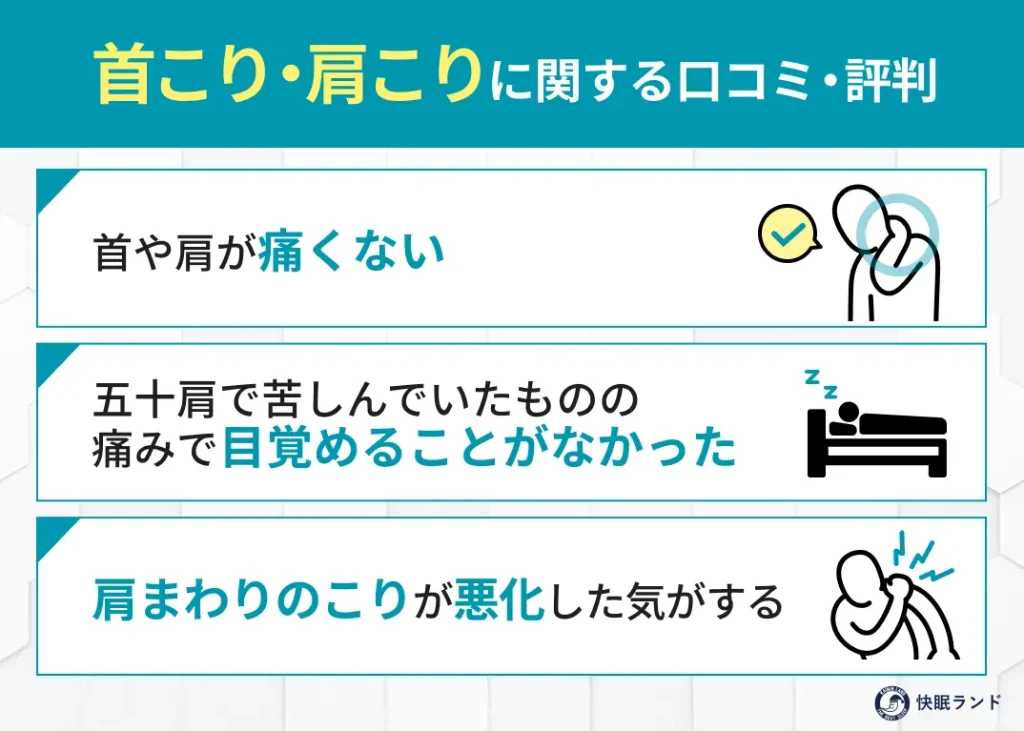 首こり・肩こりに関する口コミ・評判 (3)