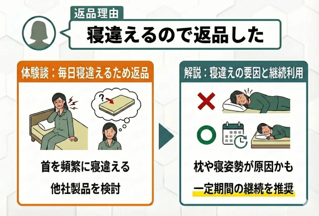 【nell-mattress-return】寝違えるので返品した