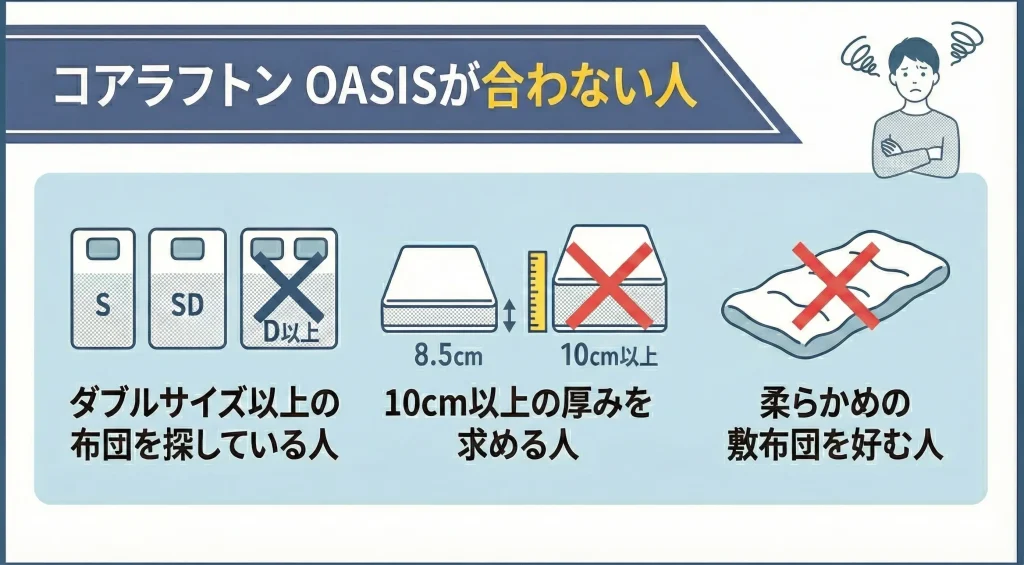 【koala-oasis】コアラフトン OASISが合わない人