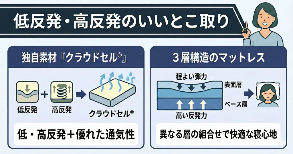 【koalamattress-popularity】低反発と高反発の両方の良さを感じられる