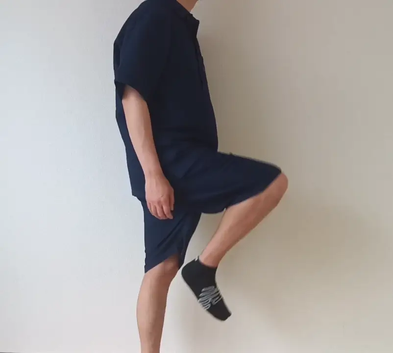 BAKUNE-Waffle-Mens-着用・動きやすさ