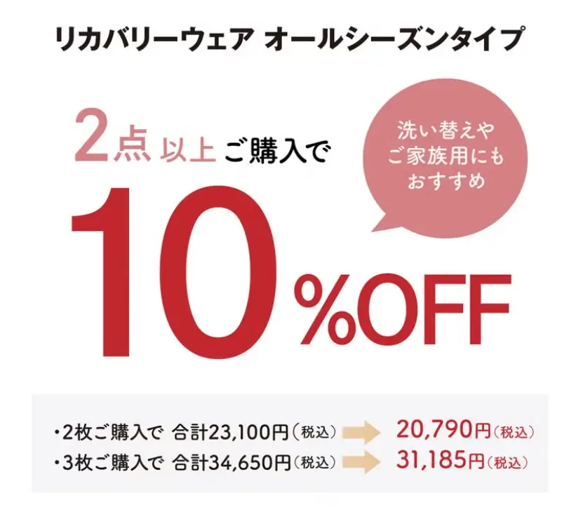 mymakura オールシーズンタイプ リカバリーウェアまとめ買いセール