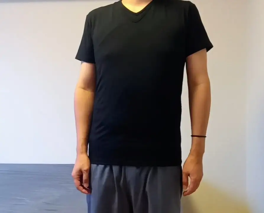 REDインナー黒・着用
