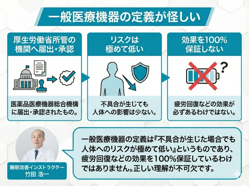 一般医療機器の定義が怪しい