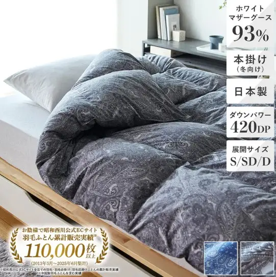 昭和西川・羽毛布団セール