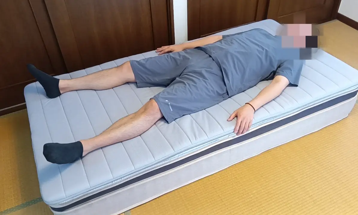 エアウィーヴ マットレストッパー スマート 1.0・仰向け