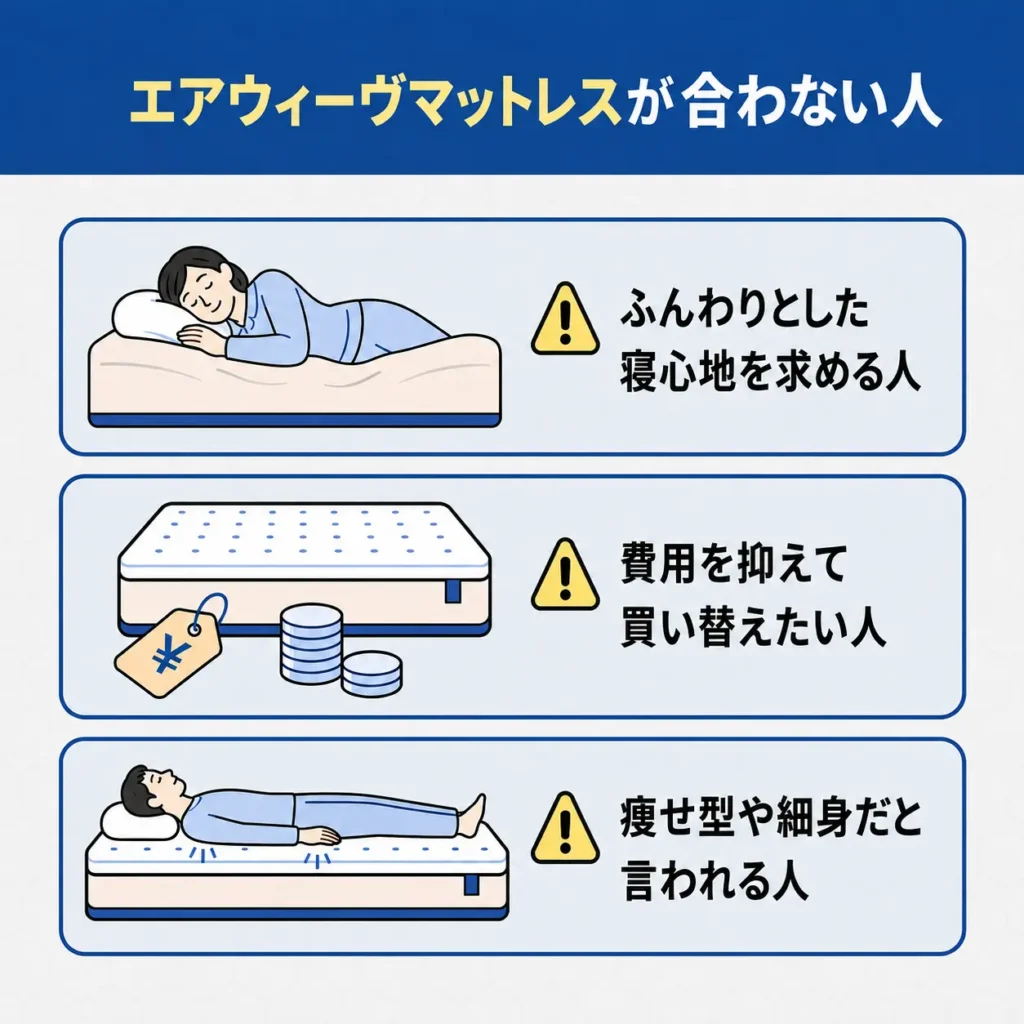 エアウィーヴが合わない人