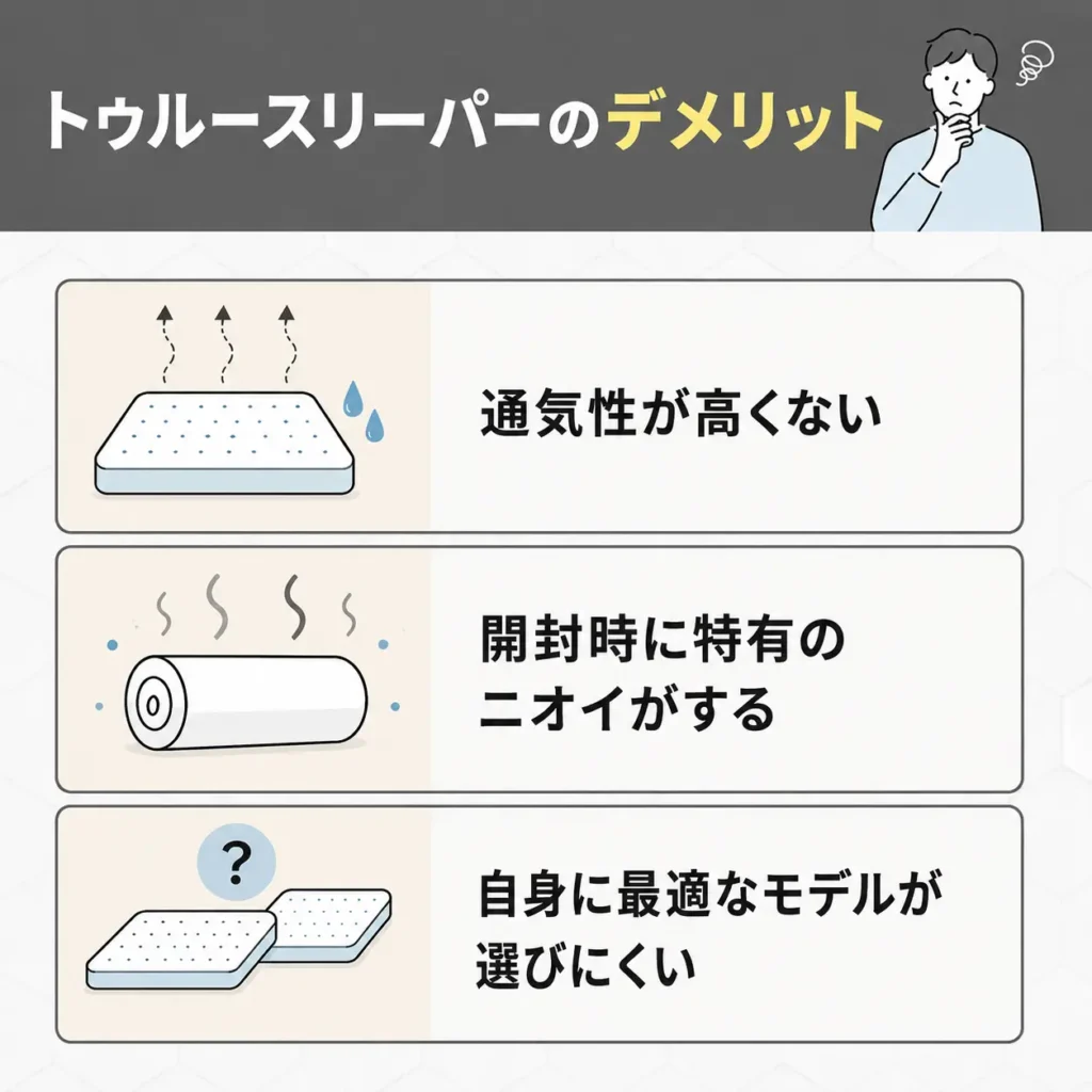 トゥルースリーパーのデメリット