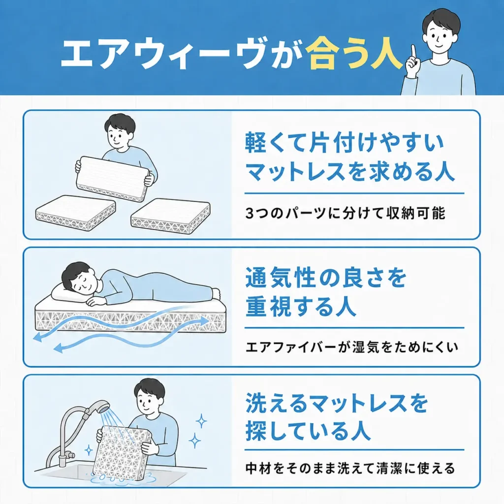 エアウィーヴが合う人