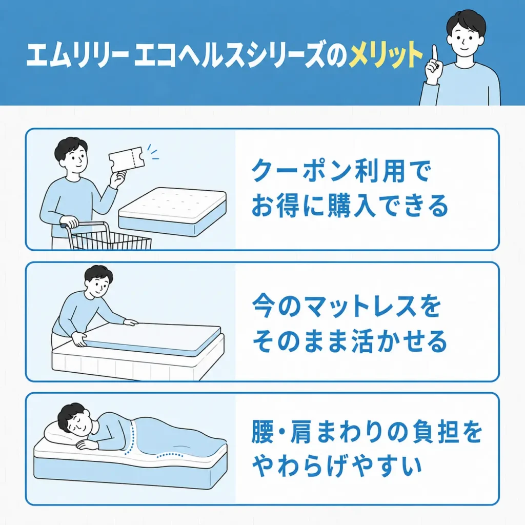 エムリリー エコヘルスシリーズのメリット
