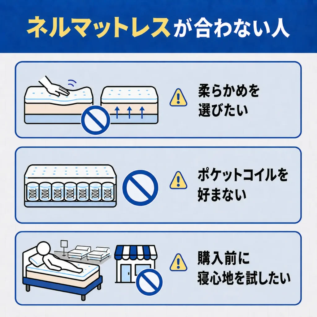 ネルが合わない人