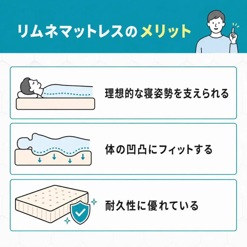 リムネマットレスのメリット