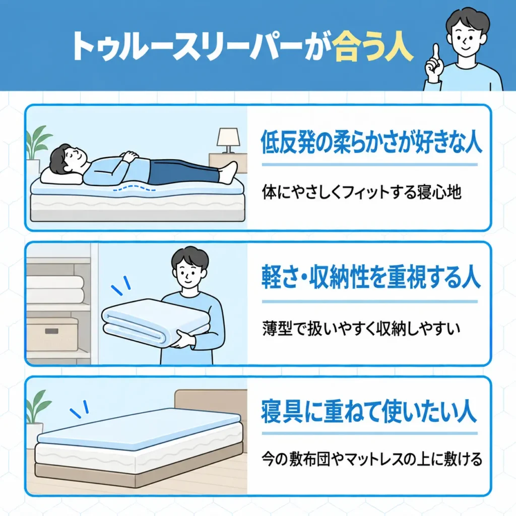 トゥルースリーパーが合う人