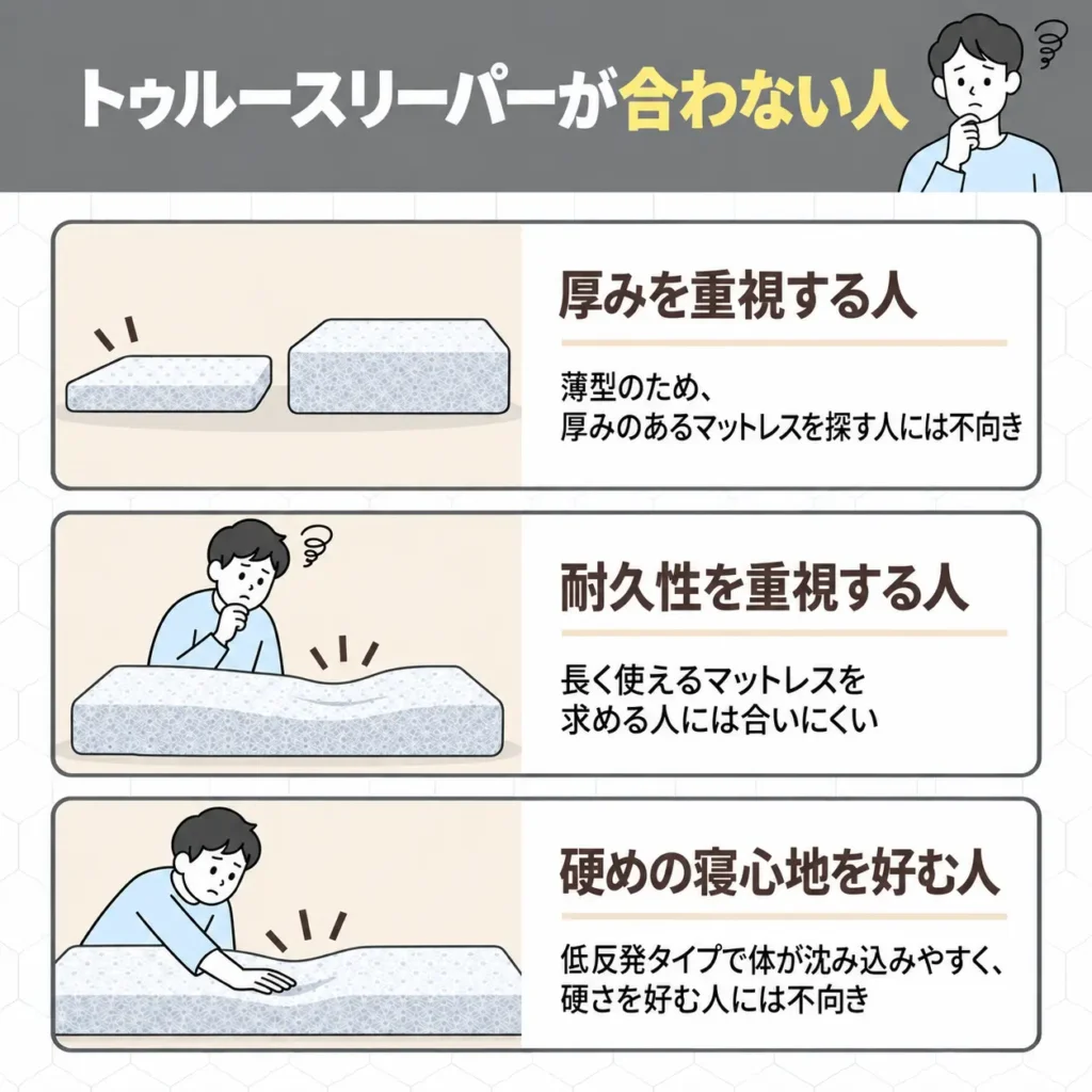 トゥルースリーパーが合わない人