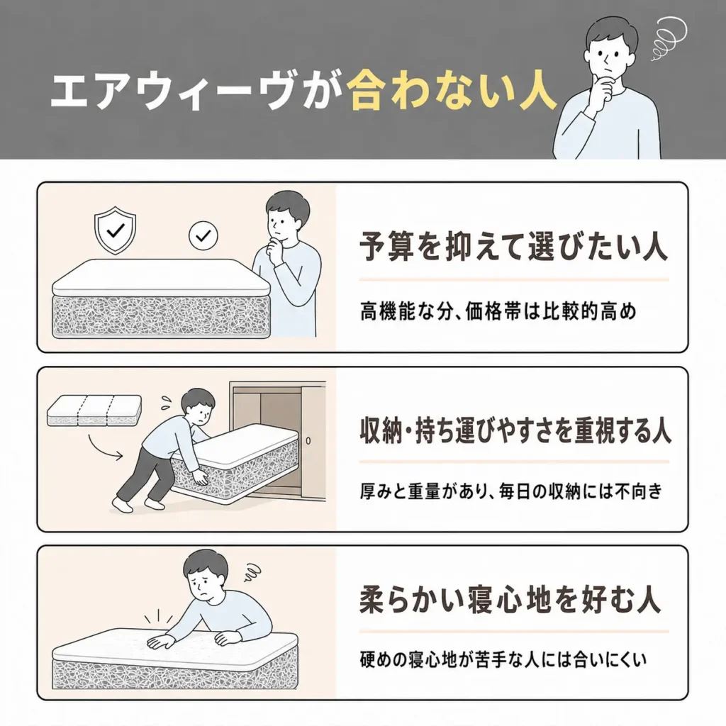 エアウィーヴが合わない人