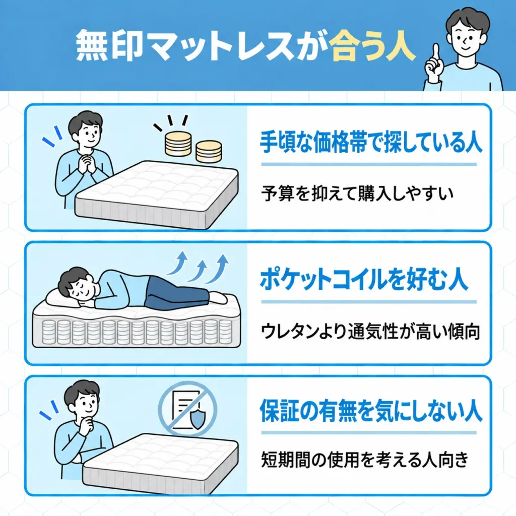 無印マットレスが合う人