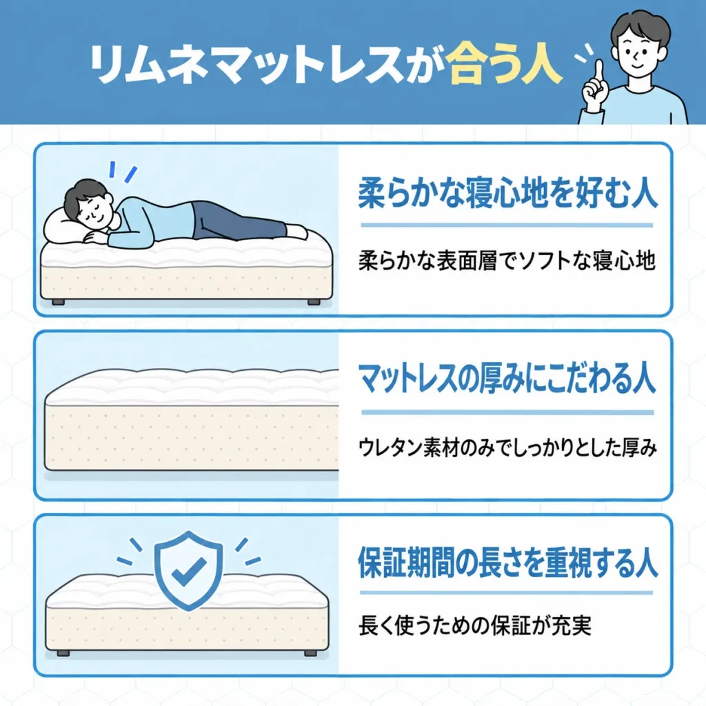リムネマットレスが合う人