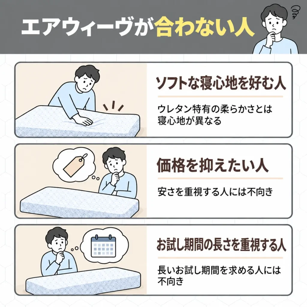エアウィーヴが合わない人