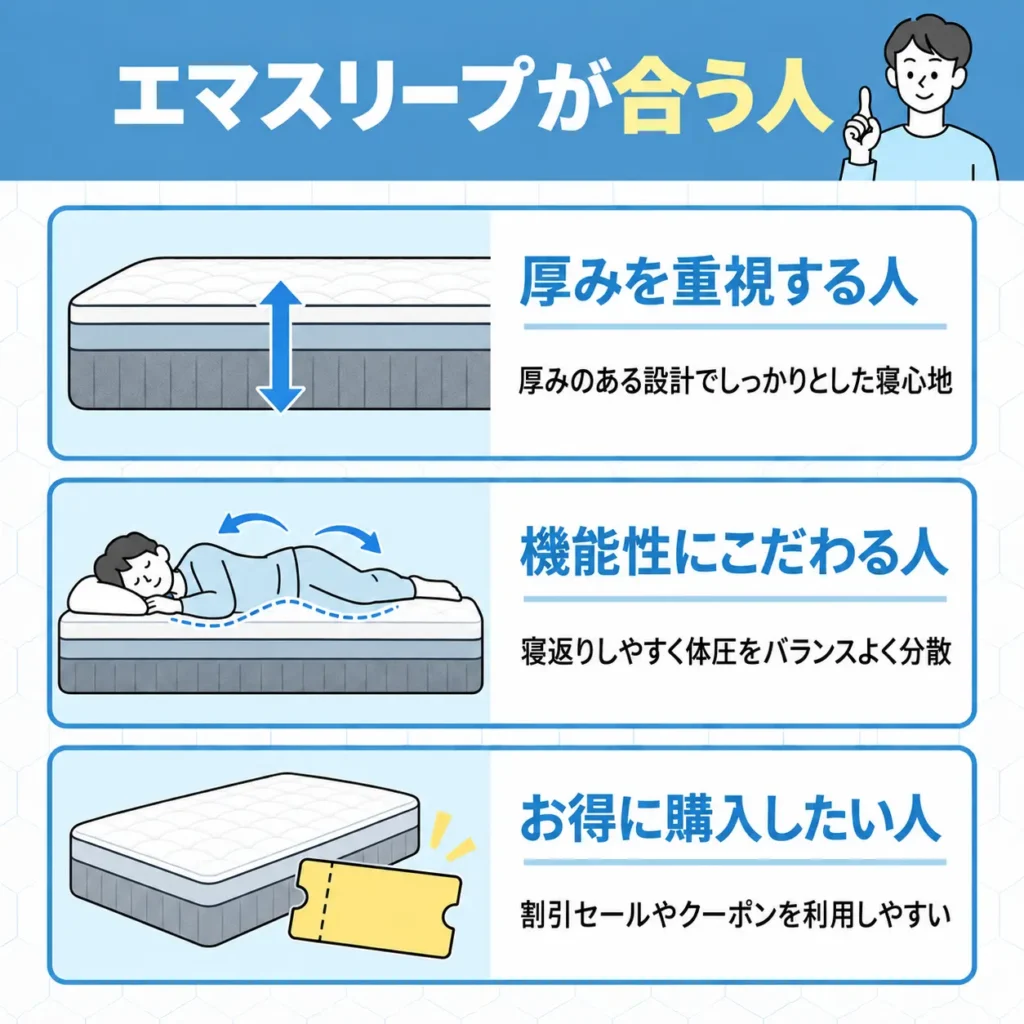 エマスリープが合う人