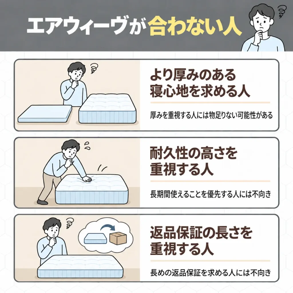 エアウィーヴが合わない人