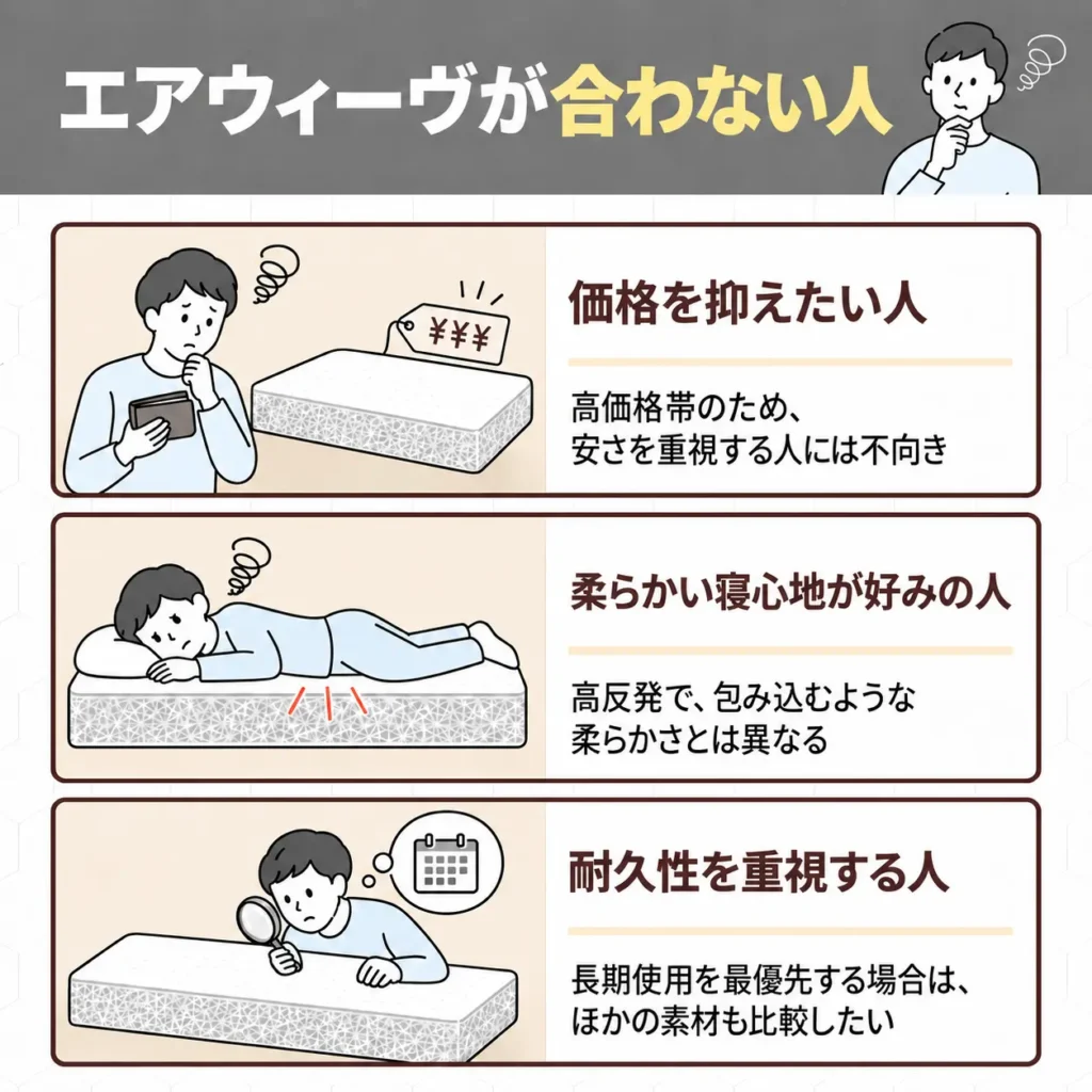 エアウィーヴが合わない人